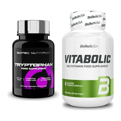 Kapsel-Quartalsvorrat: Scitec Tryptophan – 90 Tage, 90 Kapseln – alle enthaltenen Artikel