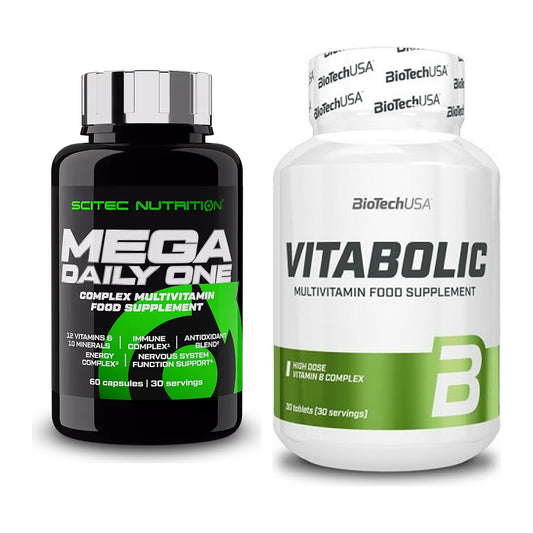 Kapsel-Quartalsvorrat: Scitec Mega Daily One – 90 Tage, 90 Kapseln – alle enthaltenen Artikel