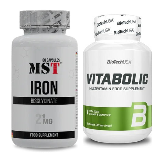 Kapsel-Quartalsvorrat: MST Iron Bisglycinate – 90 Tage, 90 Kapseln – alle enthaltenen Artikel