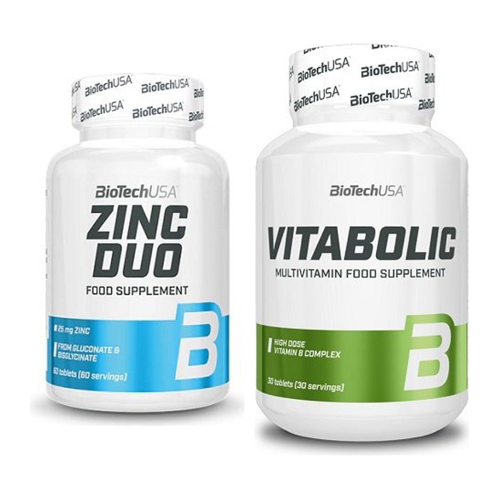 Kapsel-Quartalsvorrat: BioTech Zinc Duo – 90 Tage, 90 Tabletten – alle enthaltenen Artikel