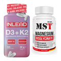 Magnesium-Jahresvorrat: INLEAD Vitamin D3 + K2 – 365 Tage, 450 Kapseln – alle enthaltenen Artikel