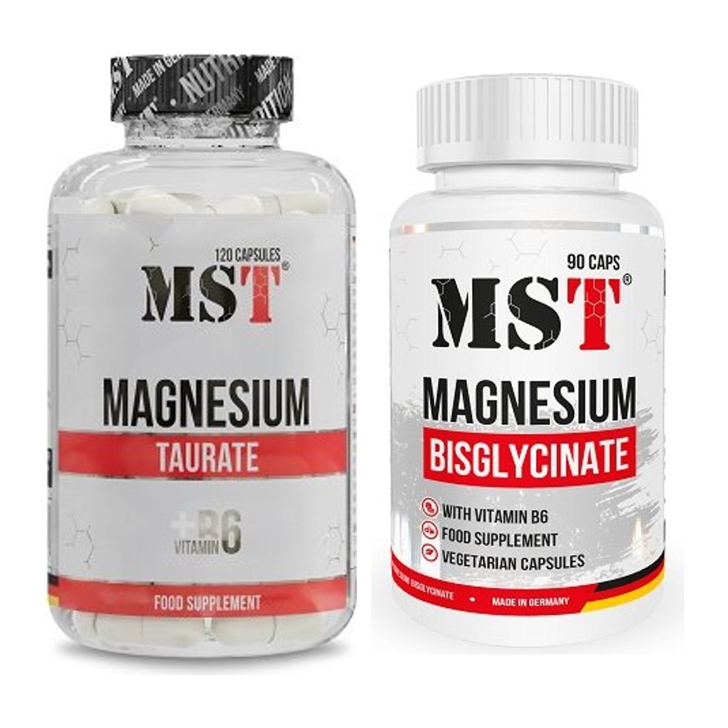 Magnesium-Jahresvorrat: MST Magnesium Taurat – 365 Tage, 450 Kapseln – alle enthaltenen Artikel