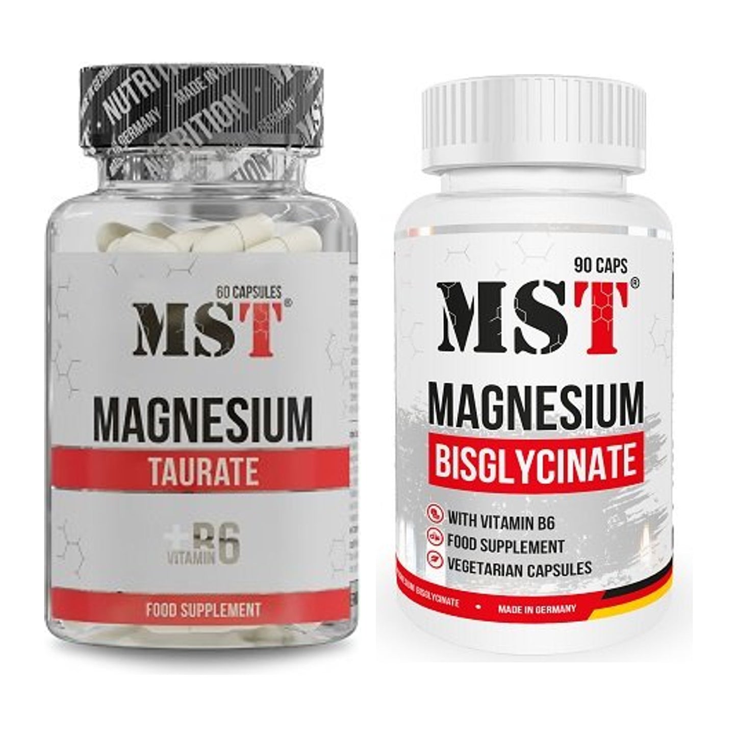 Magnesium-Jahresvorrat: MST Magnesium Taurat – 365 Tage, 450 Kapseln – alle enthaltenen Artikel