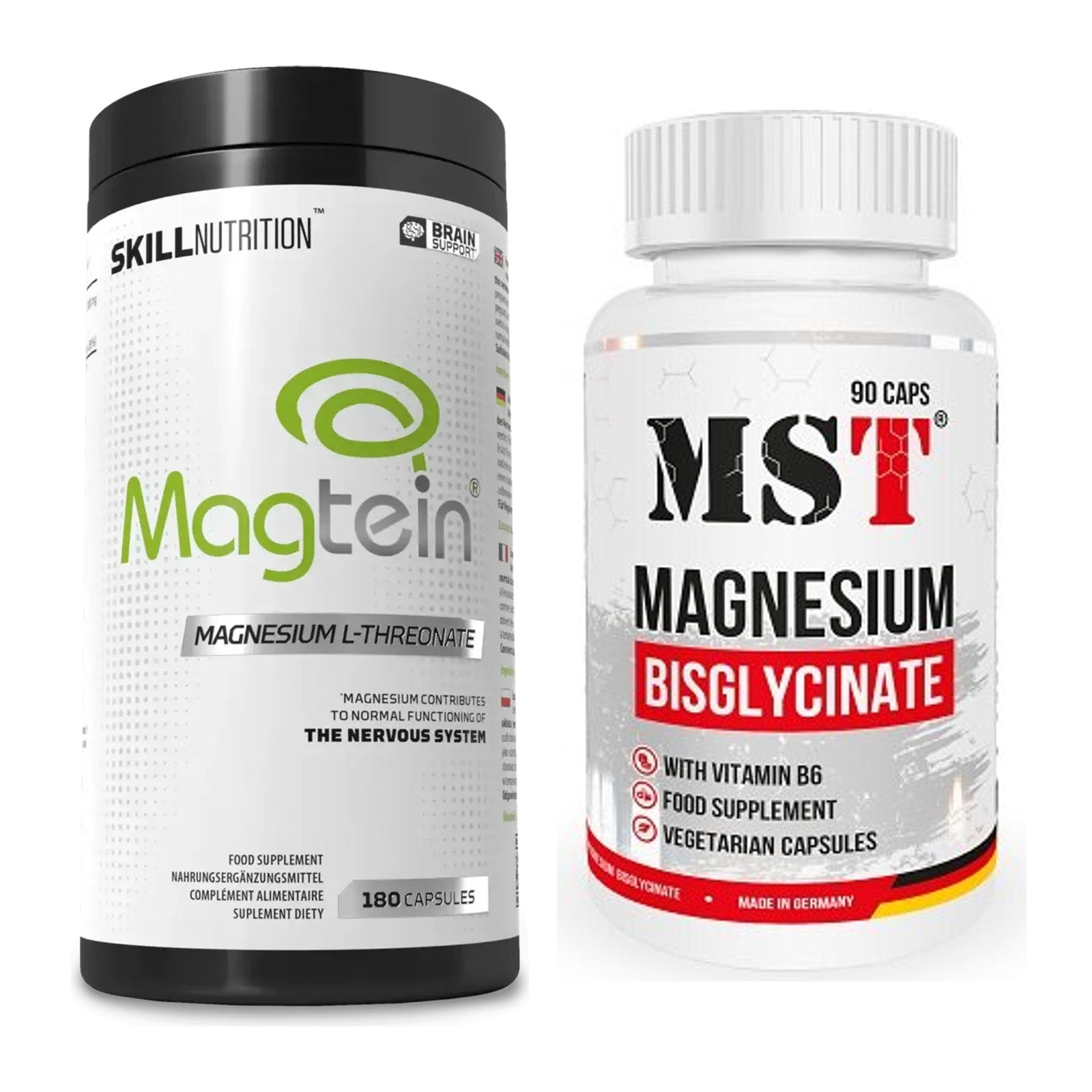Magnesium-Jahresvorrat: Skill Nutrition – 365 Tage, 450 Kapseln – alle enthaltenen Artikel