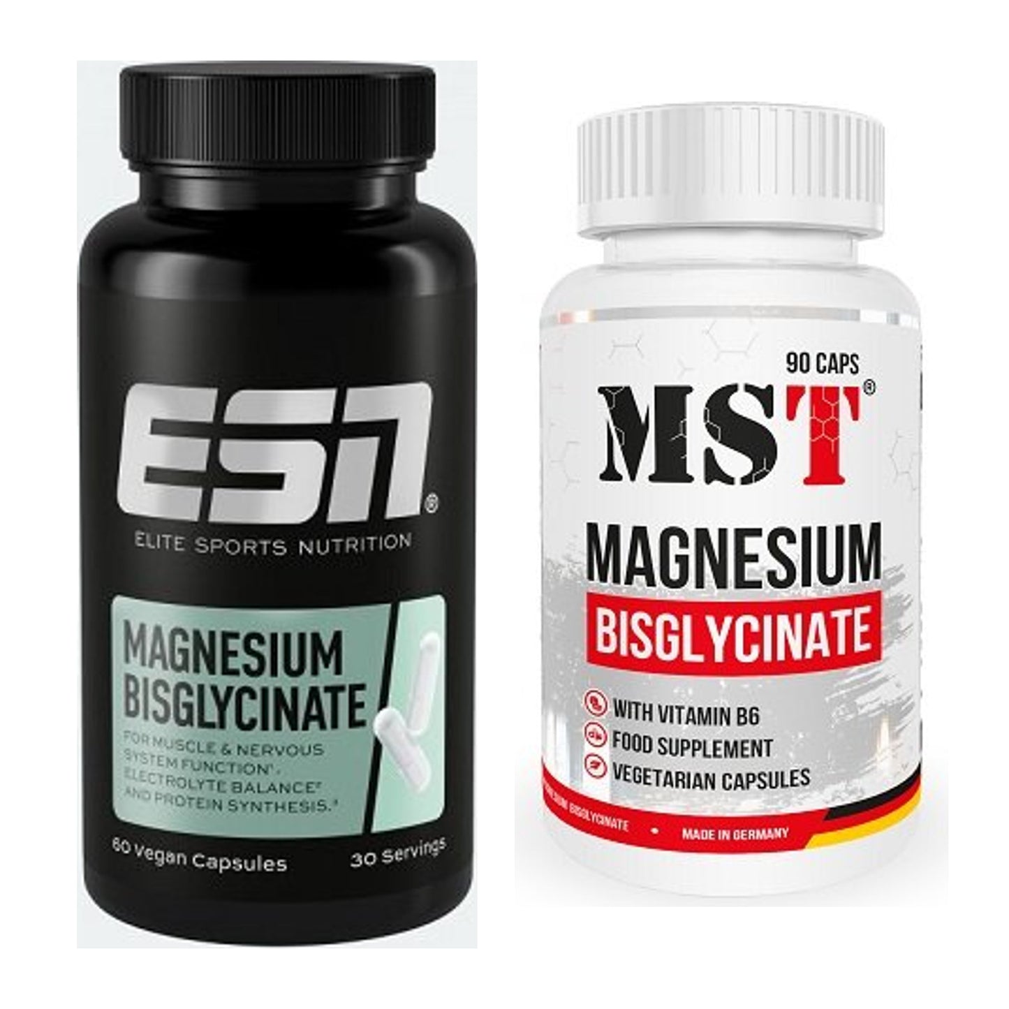 Magnesium-Jahresvorrat: ESN Magnesium – 365 Tage, 450 Kapseln – alle enthaltenen Artikel