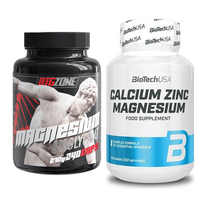 Magnesium-Jahresvorrat: Big Zone Magnesium – 365 Tage, 440 Kapseln – alle enthaltenen Artikel