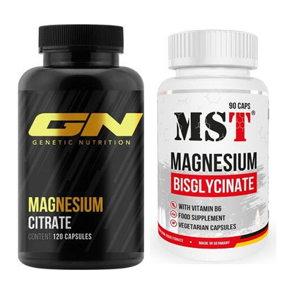 Magnesium-Jahresvorrat: GN Magnesium Citrate – 365 Tage, 450 Kapseln – alle enthaltenen Artikel