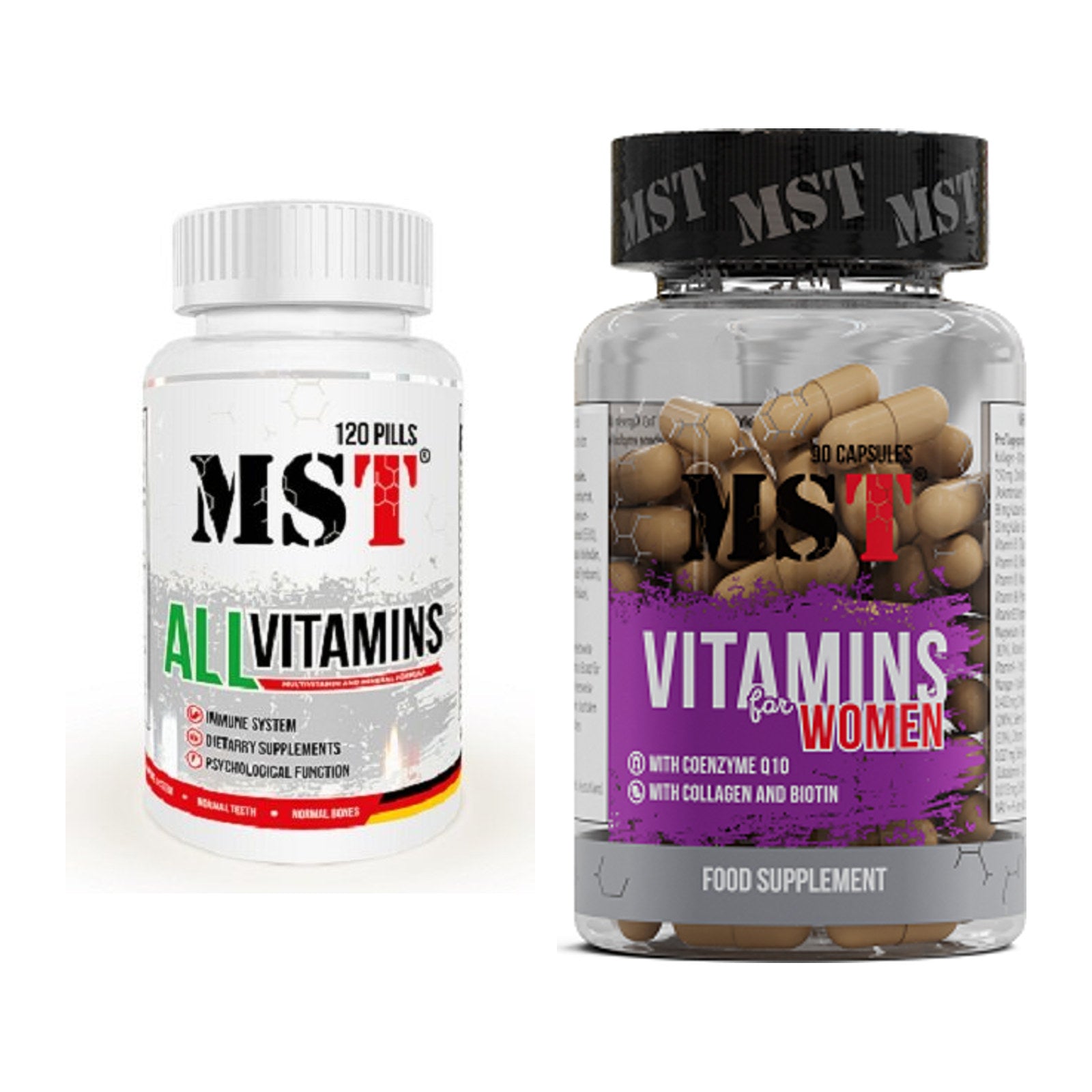 Multivitamin-Jahresvorrat: MST All Vitamins – 365 Tage, 450 Tabletten – alle enthaltenen Artikel