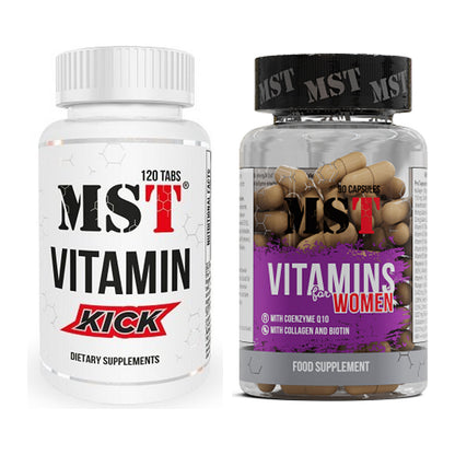 Multivitamin-Jahresvorrat: MST VITAMIN KICK – 365 Tage, 450 Tabletten – alle enthaltenen Artikel