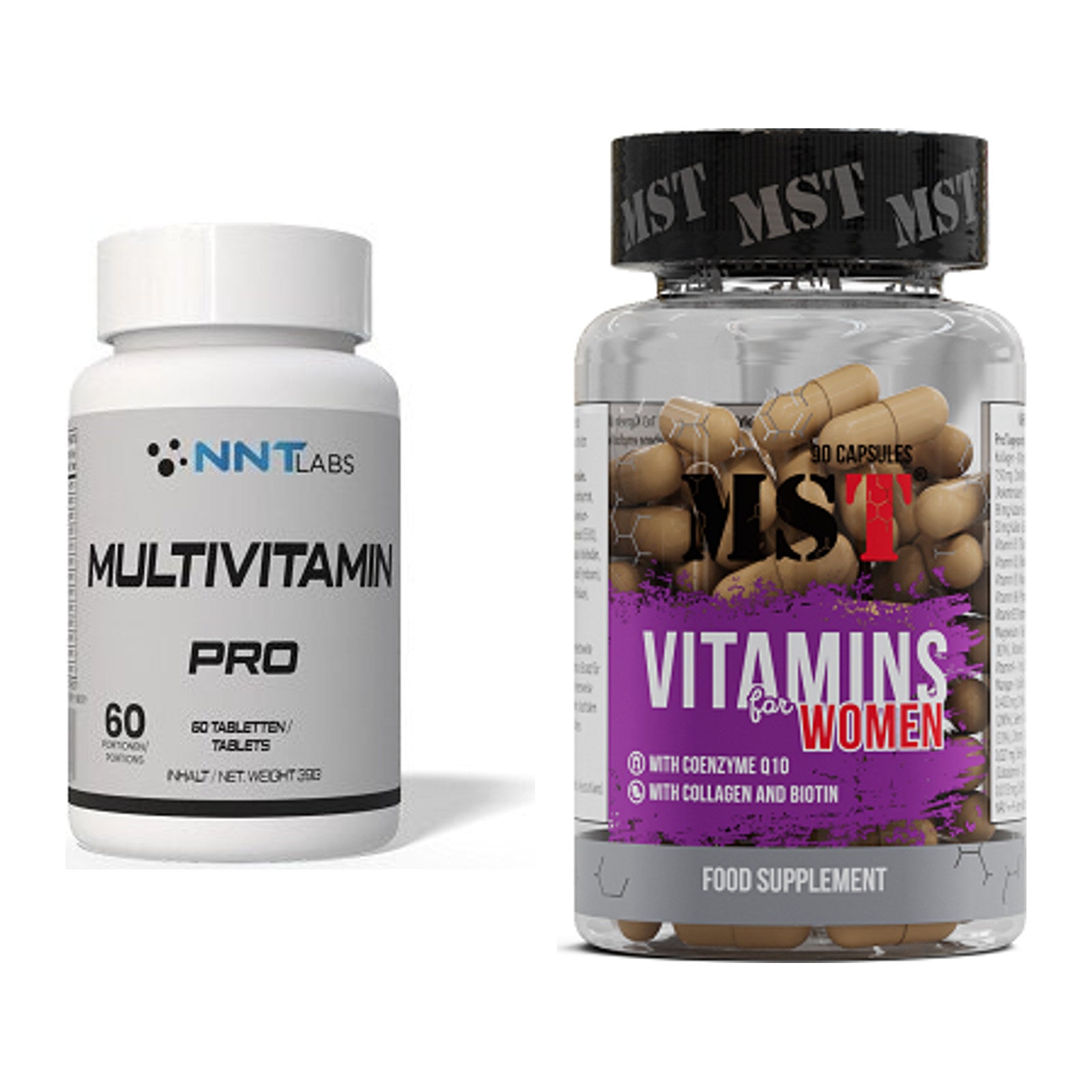 Multivitamin-Jahresvorrat: NNT Multivitamin – 365 Tage, 450 Tabletten – alle enthaltenen Artikel