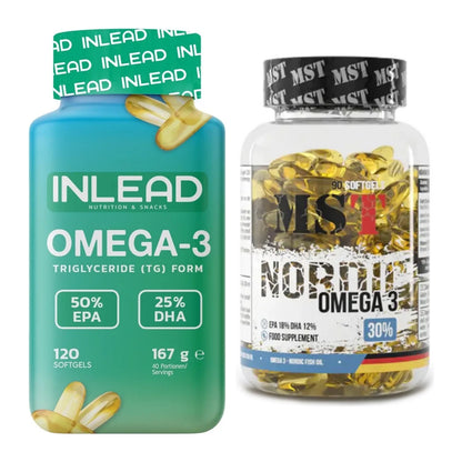Omega-3-Halbjahresvorrat: INLEAD Omega-3 – 180 Tage, 210 Kapseln – alle enthaltenen Artikel