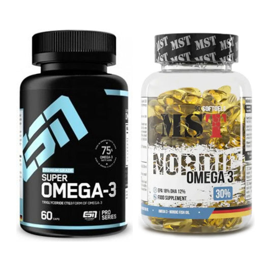 Omega-3-Halbjahresvorrat: ESN Omega 3 – 180 Tage, 210 Kapseln – alle enthaltenen Artikel