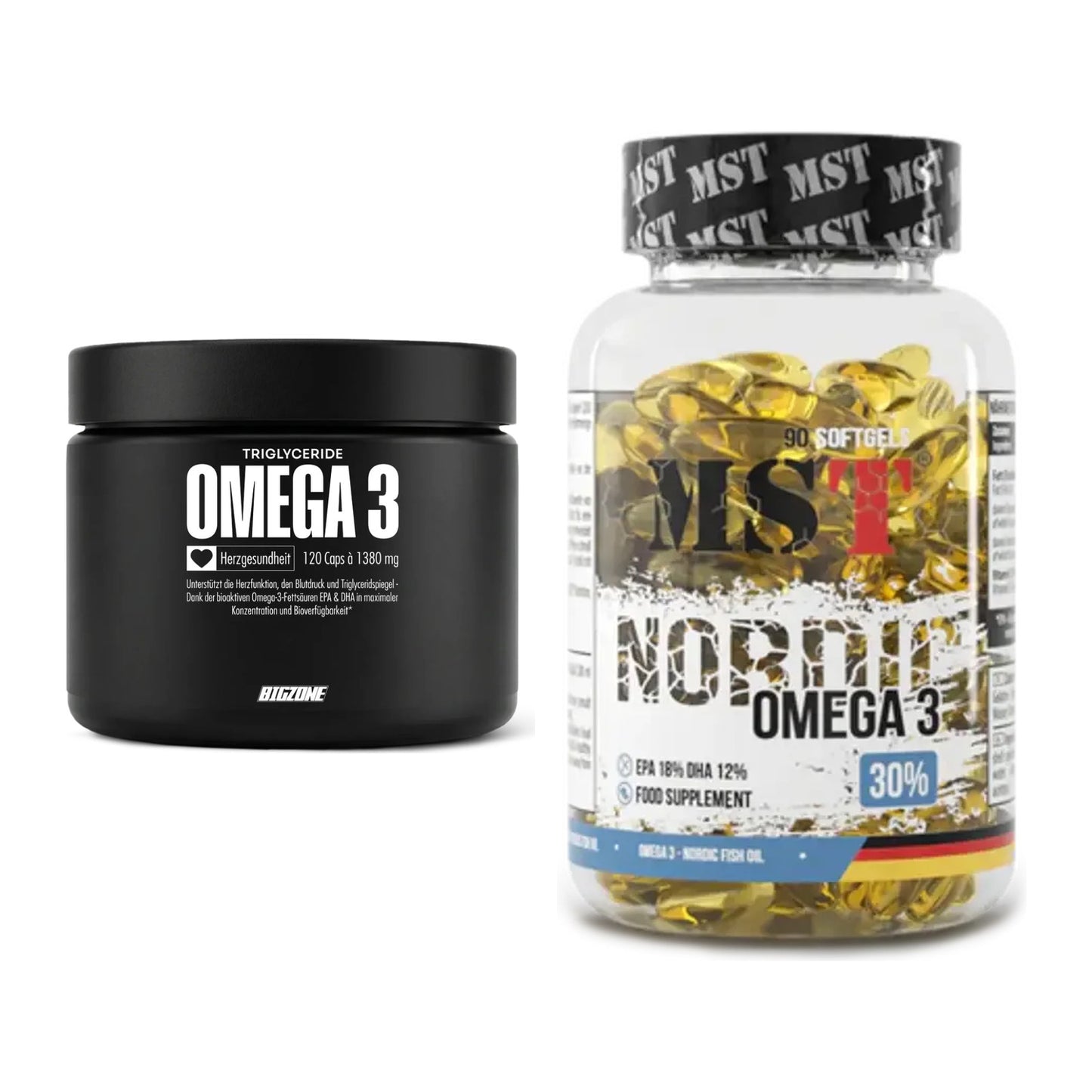 Omega-3-Jahresvorrat: Big Zone Omega 3 Fury – 365 Tage, 450 Kapseln – alle enthaltenen Artikel