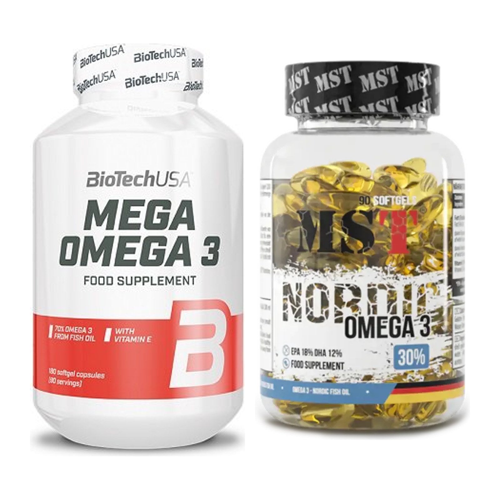 Omega-3-Jahresvorrat: BioTech Mega Omega 3 – 365 Tage, 450 Kapseln – alle enthaltenen Artikel