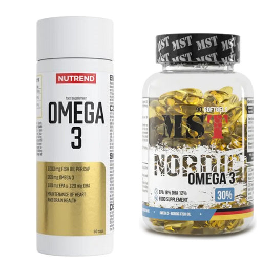 Omega-3-Jahresvorrat: Nutrend Omega 3 – 365 Tage, 450 Kapseln – alle enthaltenen Artikel