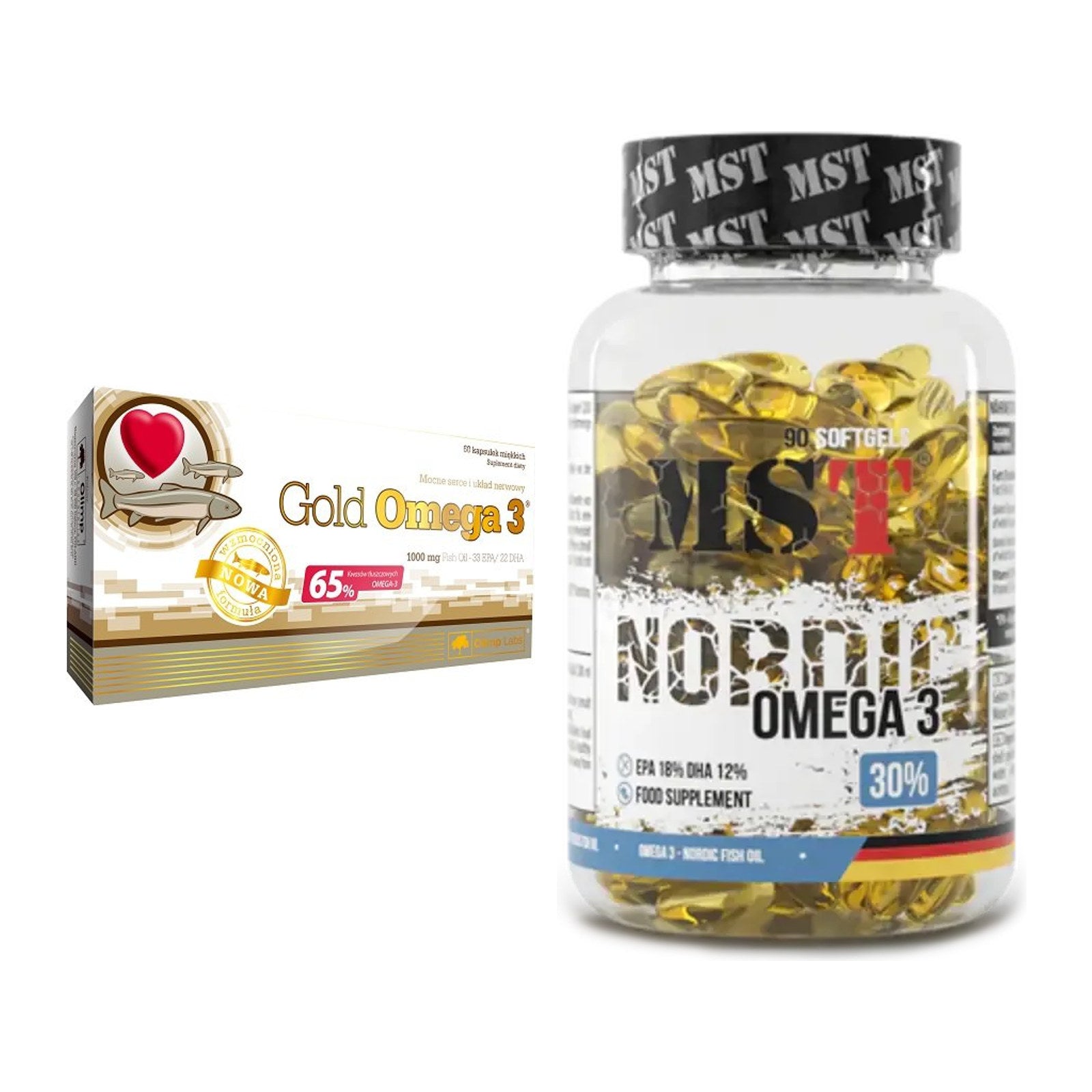Omega-3-Jahresvorrat: Olimp Omega 3 Gold – 365 Tage, 450 Kapseln – alle enthaltenen Artikel