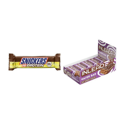 Riegel-Dreiwochenpaket: Snickers High Protein Bar – 21 Tage, 27 Riegel – alle enthaltenen Artikel