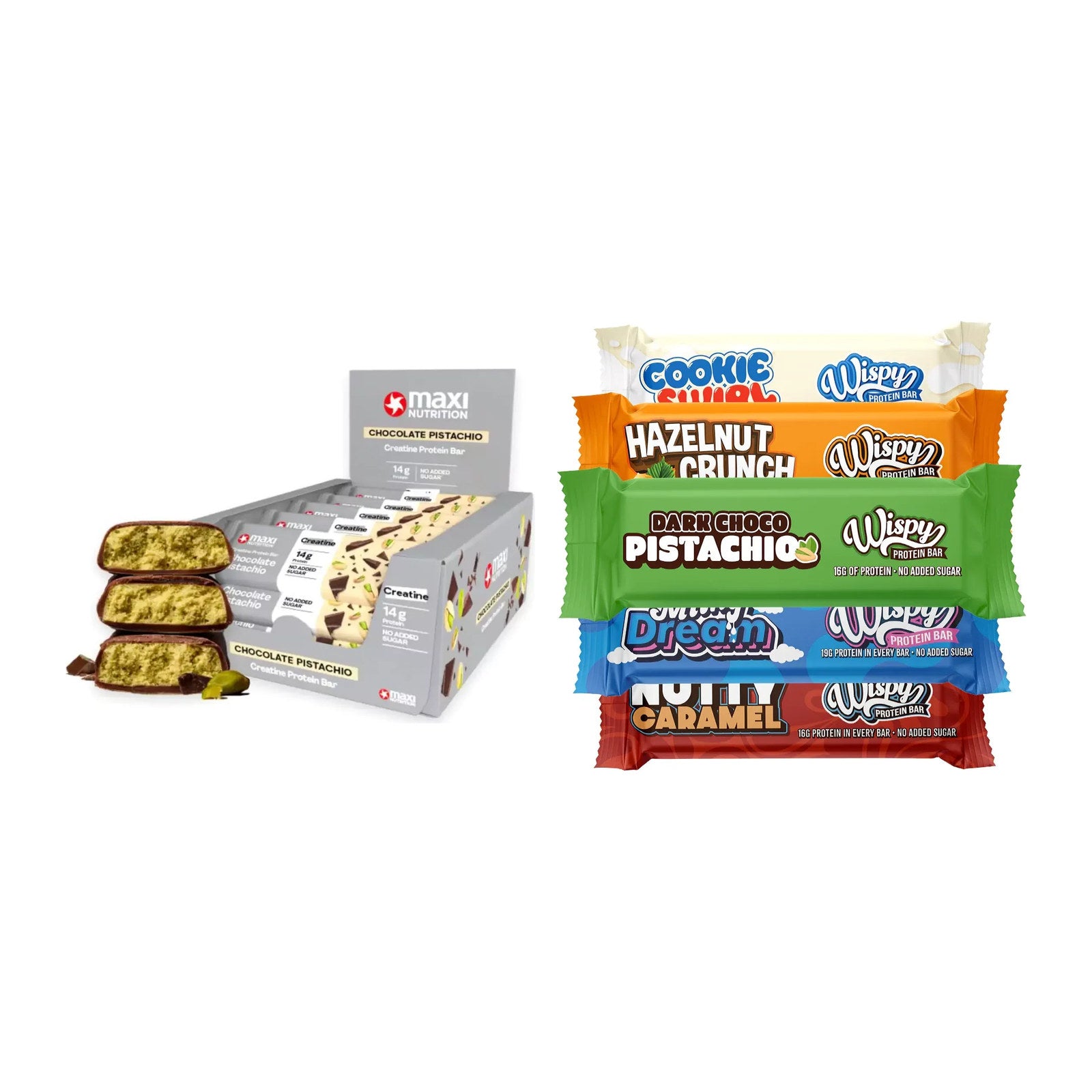 Riegel-Dreiwochenpaket: MaxiNutrition Creatine – 21 Tage, 26 Riegel – alle enthaltenen Artikel