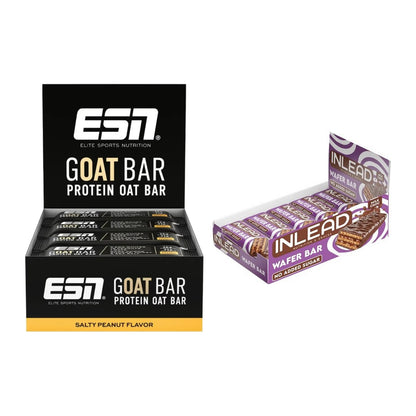 Riegel-Dreiwochenpaket: ESN Goat Bar – 21 Tage, 27 Riegel – alle enthaltenen Artikel