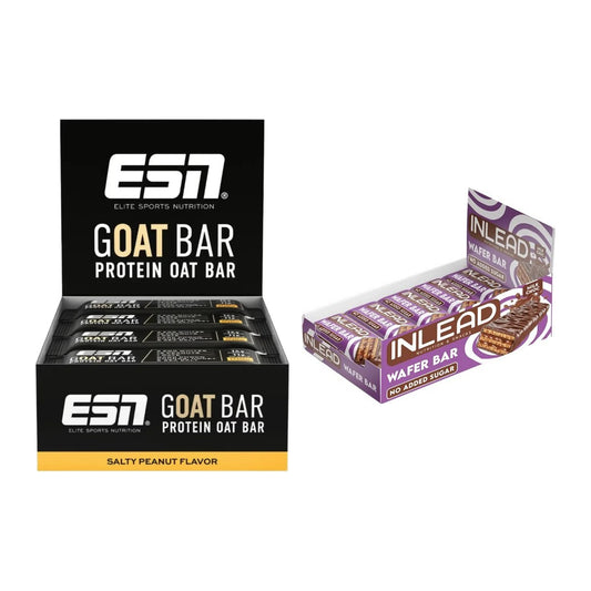 Riegel-Dreiwochenpaket: ESN Goat Bar – 21 Tage, 27 Riegel – alle enthaltenen Artikel