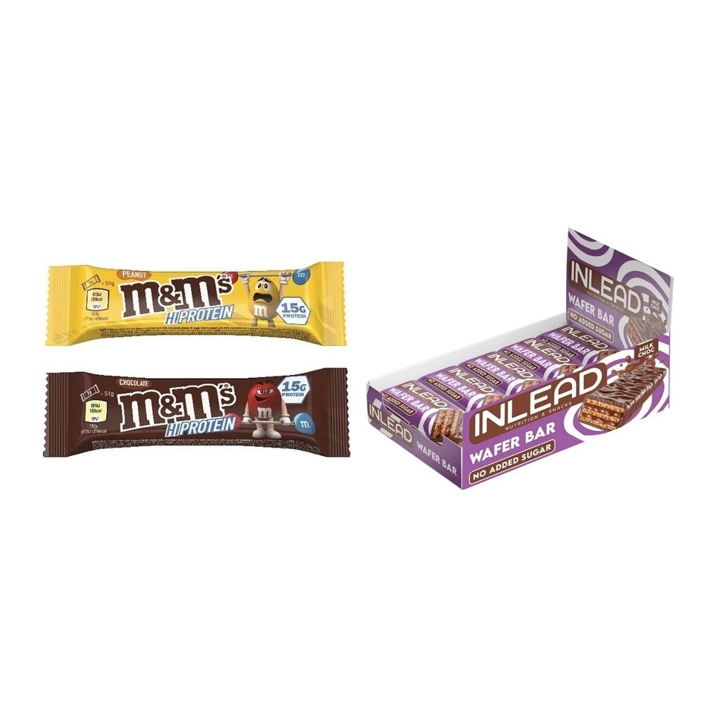 Riegel-Dreiwochenpaket: M&M Protein Bar – 21 Tage, 27 Riegel – alle enthaltenen Artikel