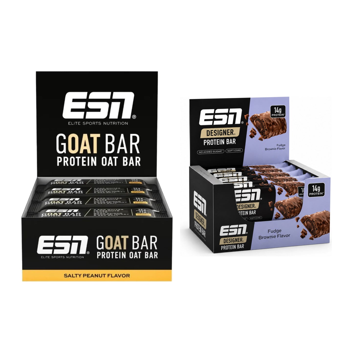 Riegel-Monatsration: ESN Goat Bar – 30 Tage, 36 Riegel – alle enthaltenen Artikel