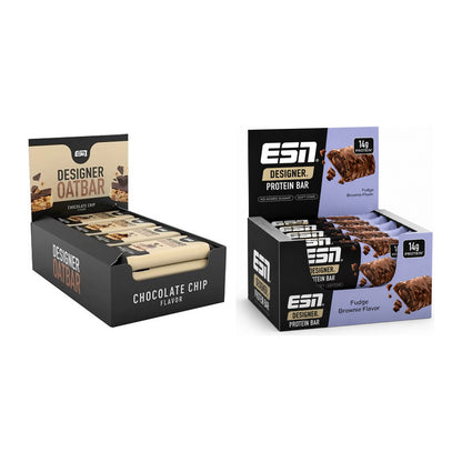 Riegel-Monatsration: ESN Designer Oatbar – 30 Tage, 36 Riegel – alle enthaltenen Artikel