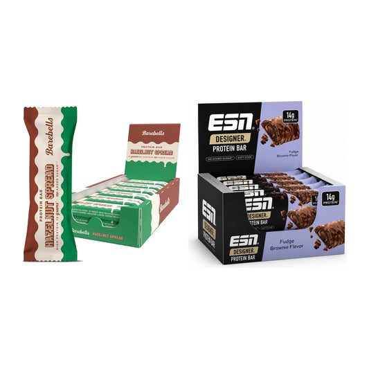 Riegel-Monatsration: Barebells Spread Bar – 30 Tage, 36 Riegel – alle enthaltenen Artikel