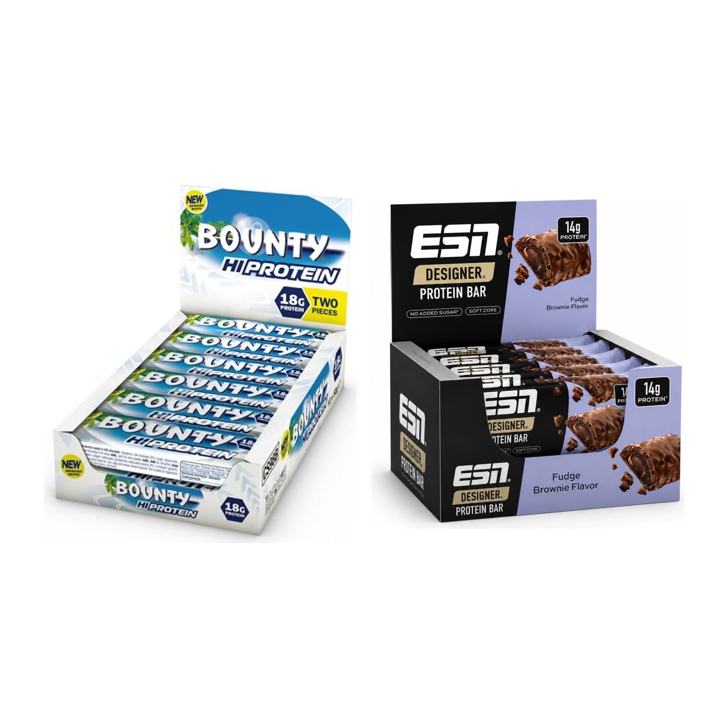 Riegel-Monatsration: Bounty High Protein Bar – 30 Tage, 36 Riegel – alle enthaltenen Artikel