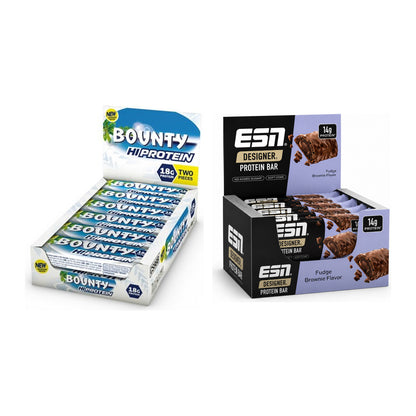 Riegel-Monatsration: Bounty High Protein Bar – 30 Tage, 36 Riegel – alle enthaltenen Artikel
