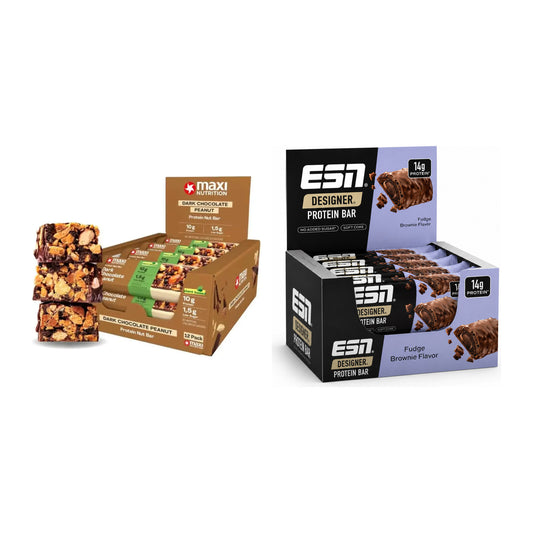 Riegel-Monatsration: MaxiNutrition Protein Nut – 30 Tage, 36 Riegel – alle enthaltenen Artikel