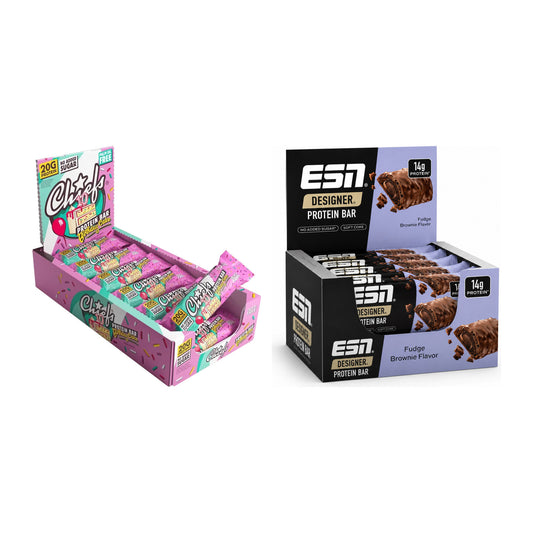 Riegel-Monatsration: Chiefs Protein Bar – 30 Tage, 36 Riegel – alle enthaltenen Artikel