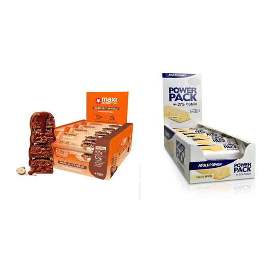 Riegel-Monatsration XXL: MaxiNutrition Protein – 30 Tage, 72 Riegel – alle enthaltenen Artikel
