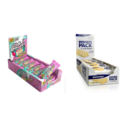 Riegel-Monatsration XXL: Chiefs Protein Bar – 30 Tage, 72 Riegel – alle enthaltenen Artikel