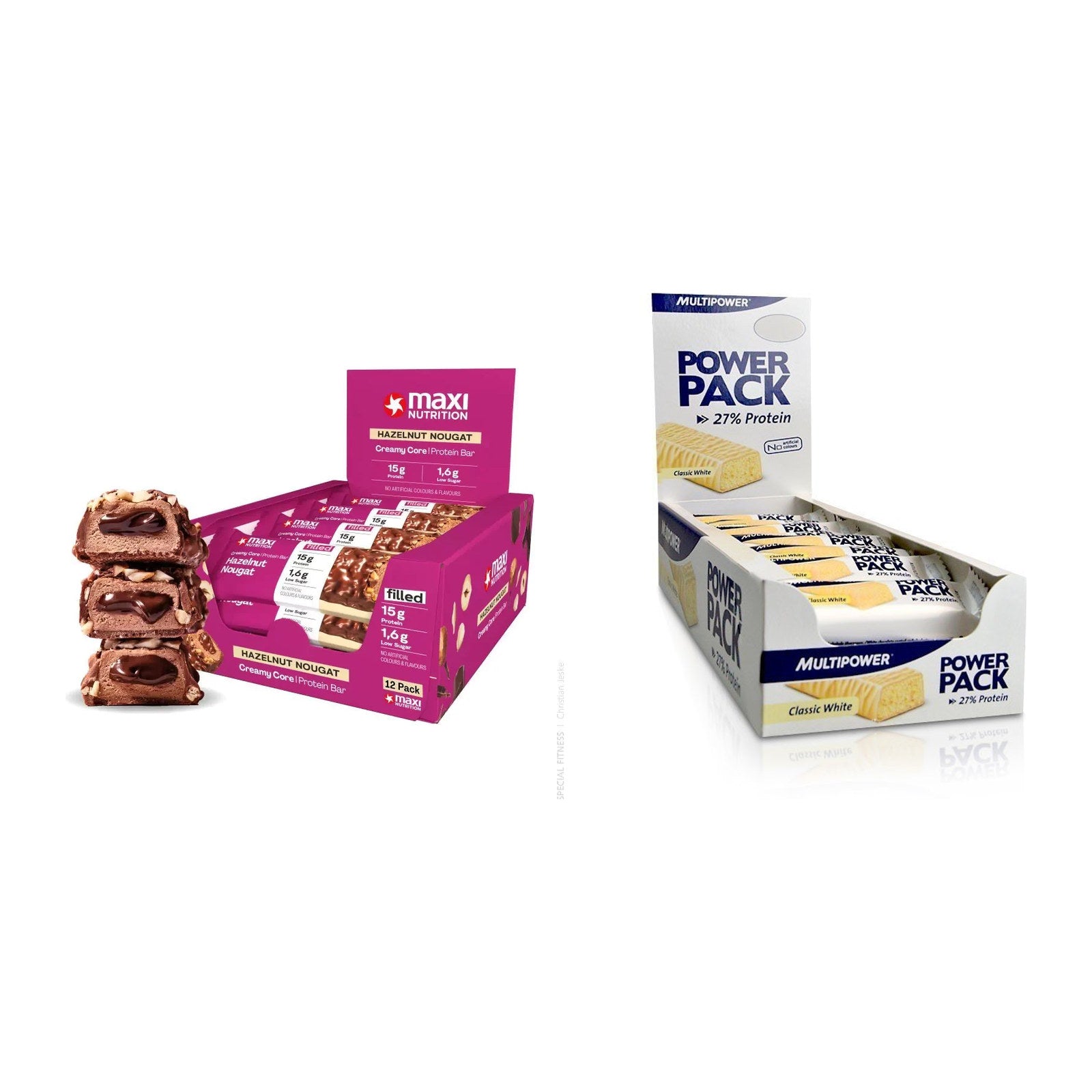 Riegel-Monatsration XXL: MaxiNutrition Creamy – 30 Tage, 72 Riegel – alle enthaltenen Artikel