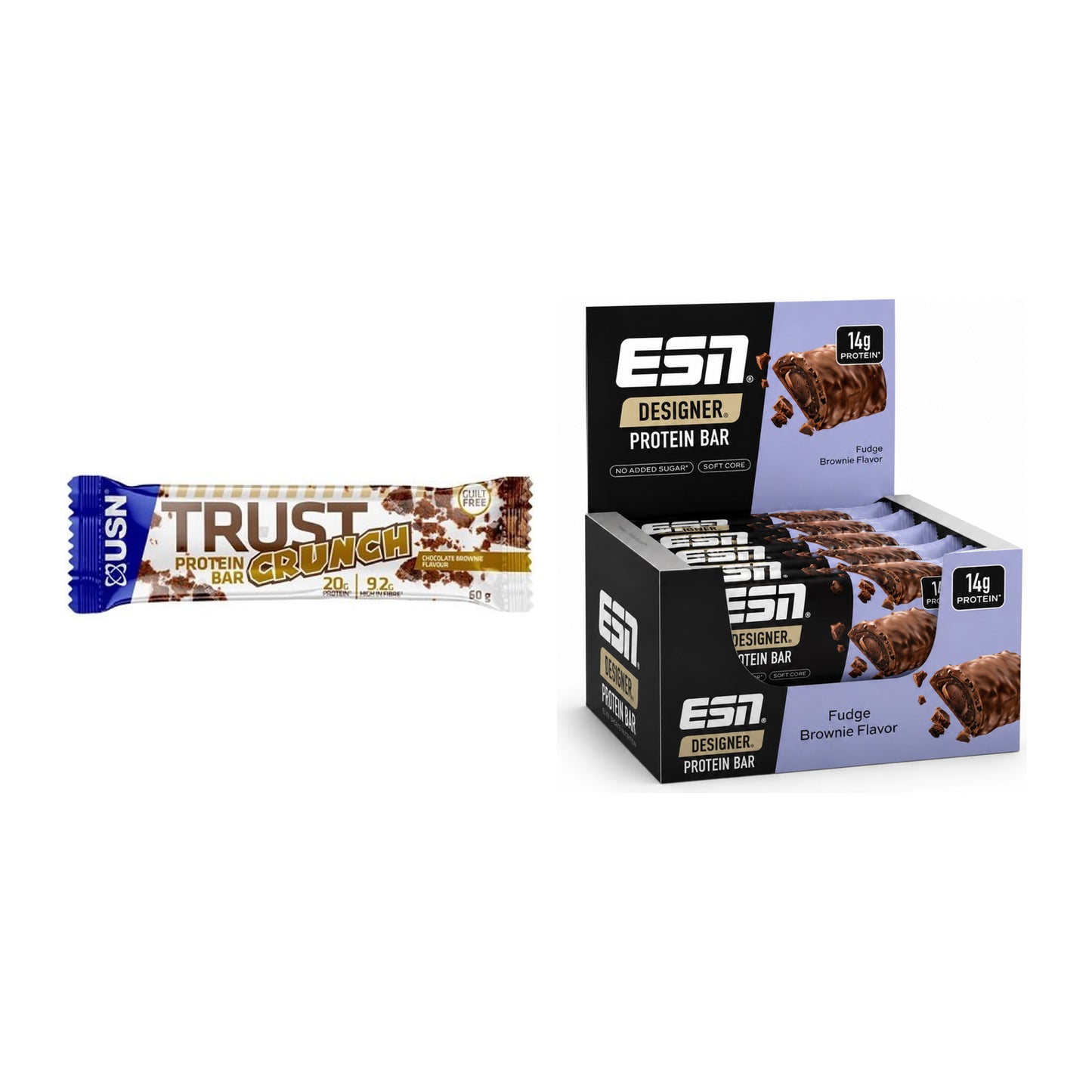 Riegel-Monatsration: USN TRUST Crunch Bars – 30 Tage, 36 Riegel – alle enthaltenen Artikel