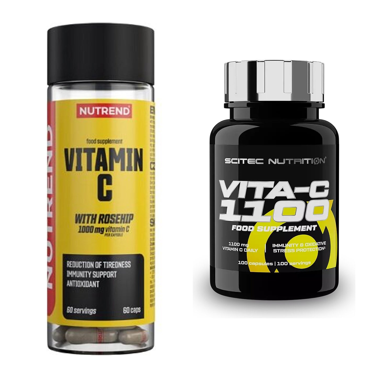 Vitamin-C-Halbjahresvorrat: Nutrend Vitamin C – 180 Tage, 220 Kapseln – alle enthaltenen Artikel