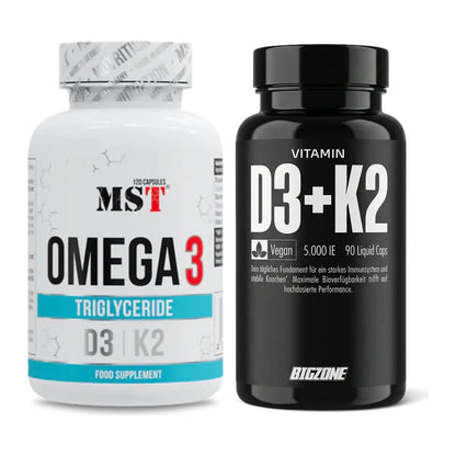 Vitamin-D-Jahresvorrat: MST Omega 3 500 mg D3 – 365 Tage, 450 Kapseln – alle enthaltenen Artikel