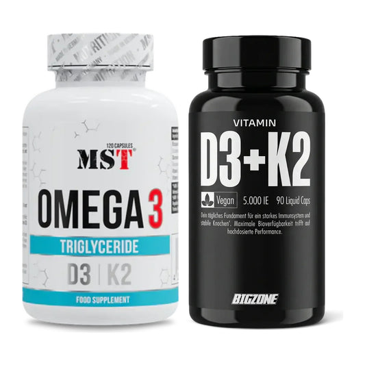 Vitamin-D-Jahresvorrat: MST Omega 3 500 mg D3 – 365 Tage, 450 Kapseln – alle enthaltenen Artikel