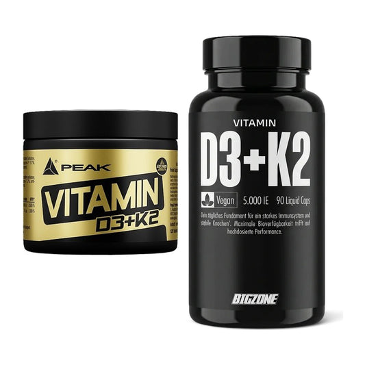 Vitamin-D-Jahresvorrat: Peak Vitamin D3+K2 – 365 Tage, 450 Tabletten – alle enthaltenen Artikel