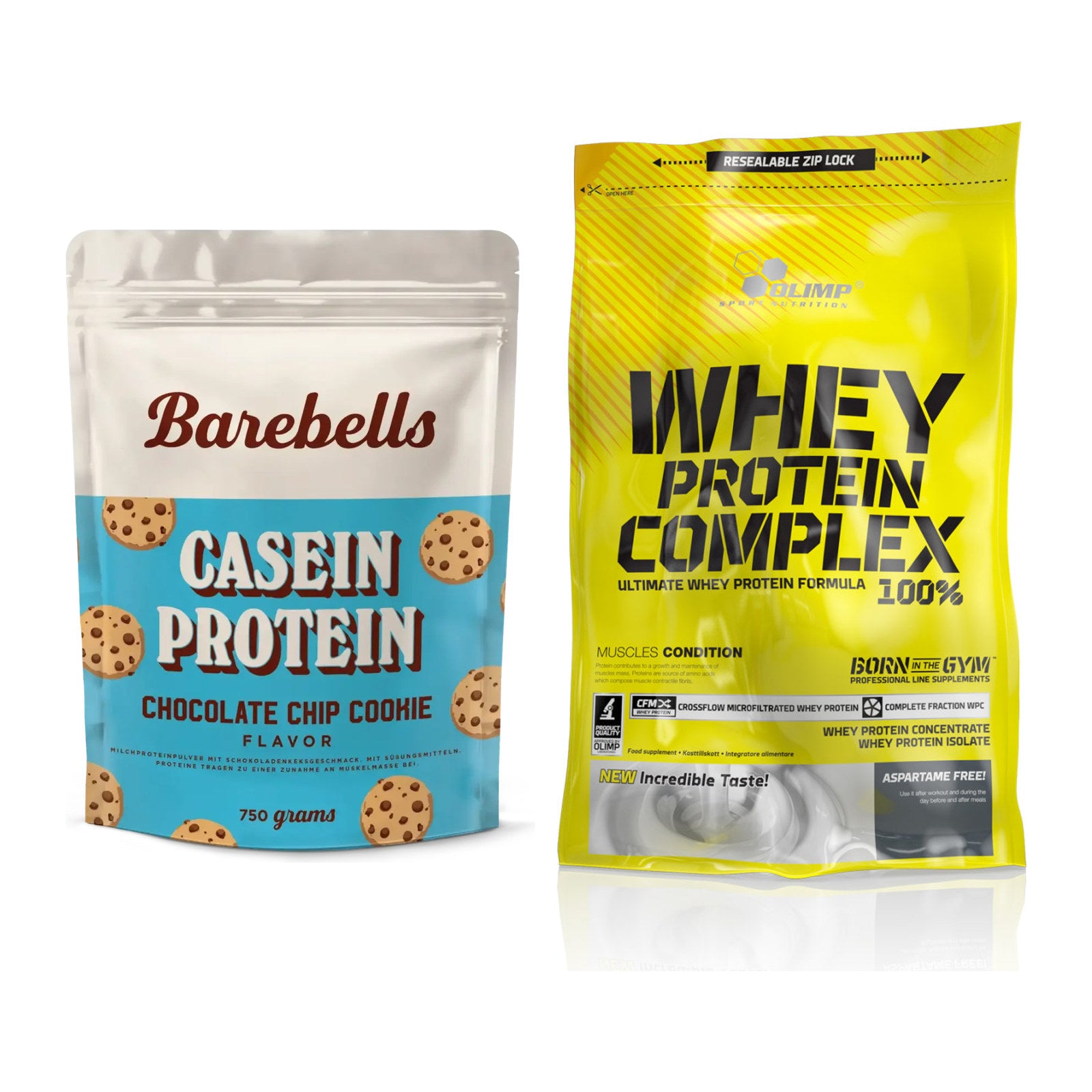 Protein-Monatsvorrat: Barebells Casein Protein – 30 Tage, 41 Portionen – alle enthaltenen Artikel
