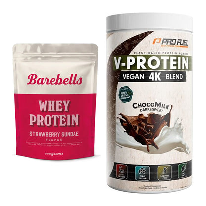Protein-Monatsvorrat: Barebells Whey Protein – 30 Tage, 41 Portionen – alle enthaltenen Artikel