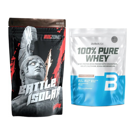 Protein-Zweimonatsvorrat: Big Zone Battle – 60 Tage, 68 Portionen – alle enthaltenen Artikel