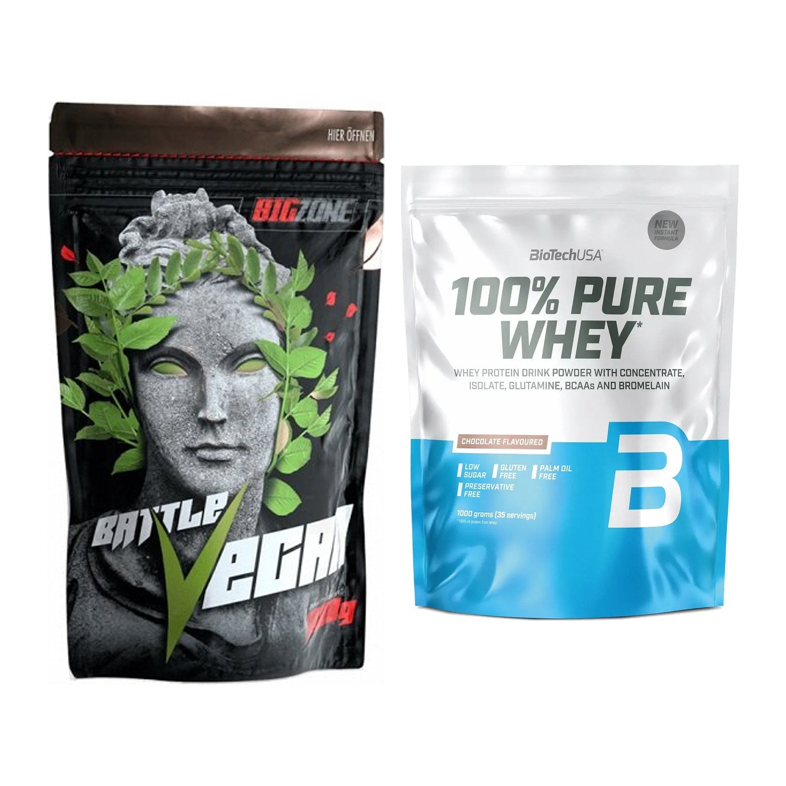 Protein-Zweimonatsvorrat: Big Zone Battle – 60 Tage, 68 Portionen – alle enthaltenen Artikel