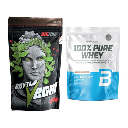 Protein-Zweimonatsvorrat: Big Zone Battle – 60 Tage, 68 Portionen – alle enthaltenen Artikel