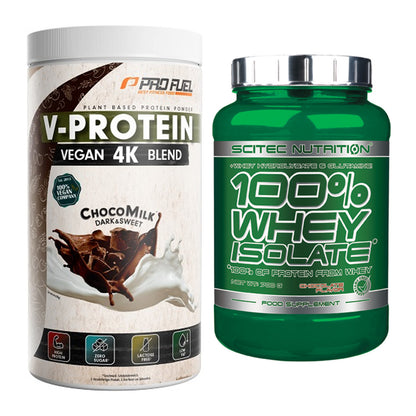 Protein-Zweimonatsvorrat: ProFuel V-PROTEIN – 60 Tage, 78 Portionen – alle enthaltenen Artikel