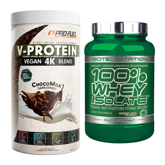 Protein-Zweimonatsvorrat: ProFuel V-PROTEIN – 60 Tage, 78 Portionen – alle enthaltenen Artikel