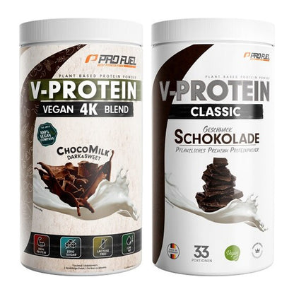 Protein-Quartalsvorrat: ProFuel V-PROTEIN – 90 Tage, 113 Portionen – alle enthaltenen Artikel