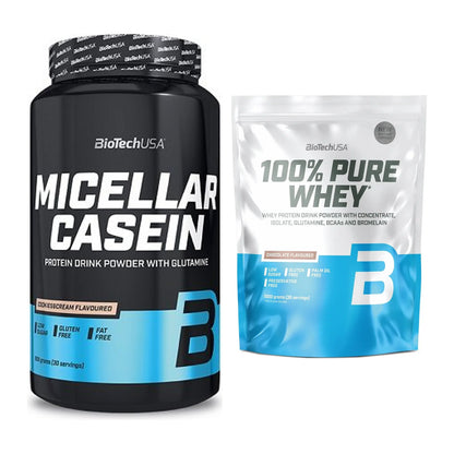 Protein-Quartalsvorrat: BioTech Micellar – 90 Tage, 95 Portionen – alle enthaltenen Artikel