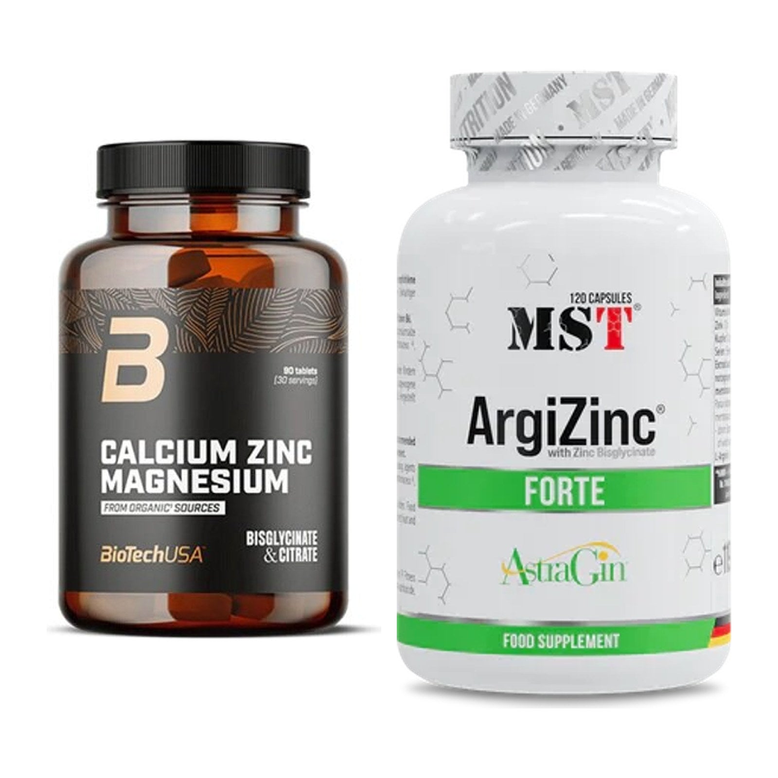 Zink-Halbjahresvorrat: BioTech Calcium Zinc – 180 Tage, 210 Tabletten – alle enthaltenen Artikel